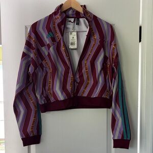 NWT Farm Rio Adidas Zip up Track Jacket/Top. Sz M